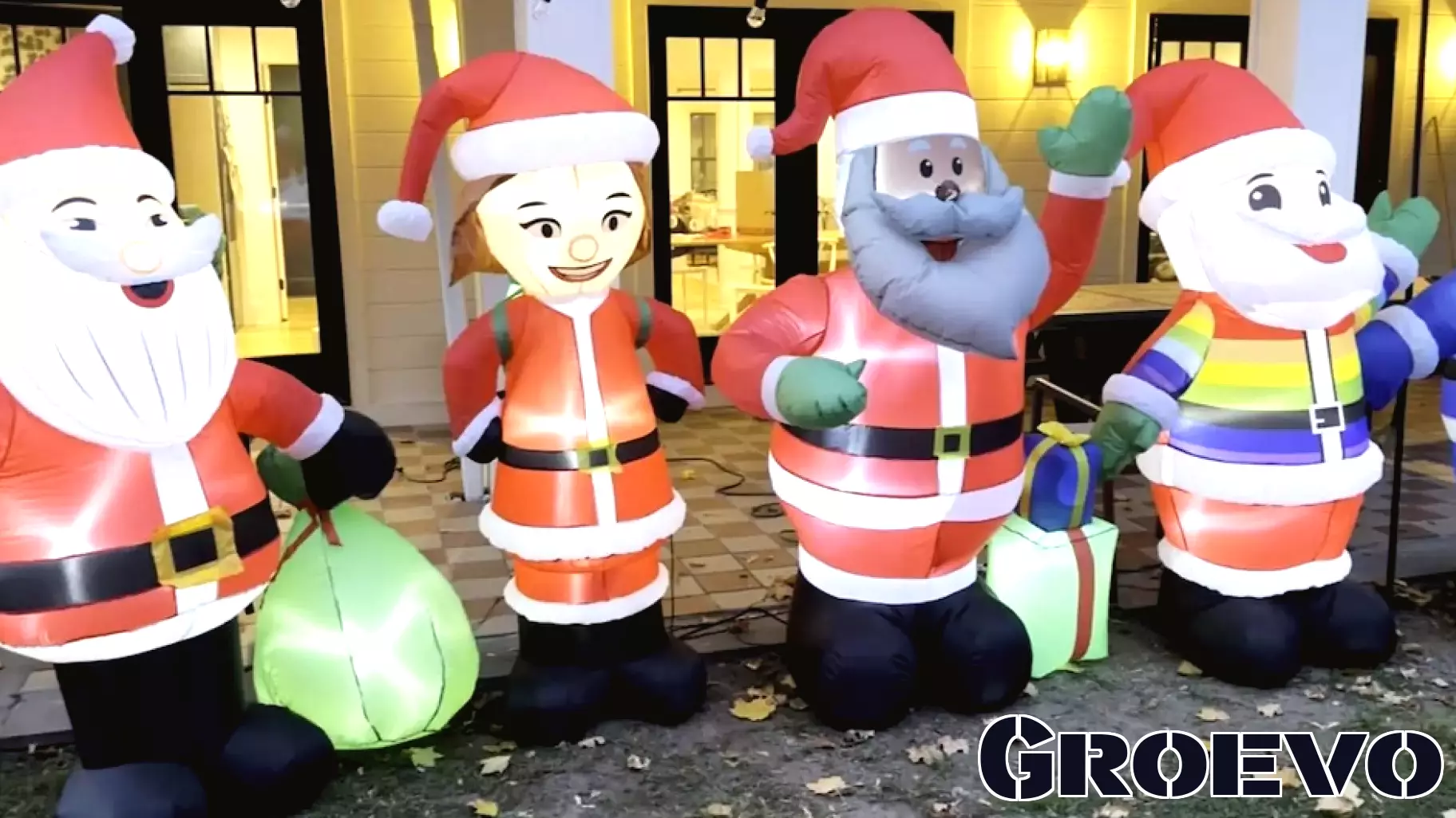 Teen Entrepreneur Spreads Holiday Cheer with Inclusive Inflatable Santas