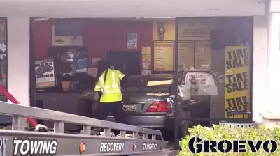 Vehicle Collides with Retail Store in Royal Palm Beach, No Injuries Reported